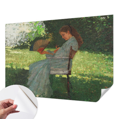 Peel and stick wallpaper mural with the 