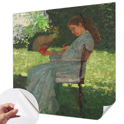 Peel and stick wallpaper mural with the 