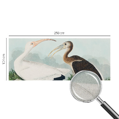 Peel and stick wall mural for bedroom with a pair of birds