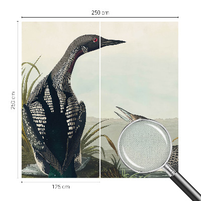 Children's wall mural Birds over the water