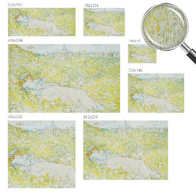 Removable wall mural wallpaper with a spring relaxation design