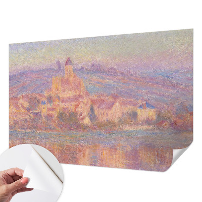 Self-adhesive photo wallpaper with a print of a charming town