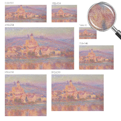 Self-adhesive photo wallpaper with a print of a charming town