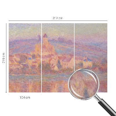 Self-adhesive photo wallpaper with a print of a charming town