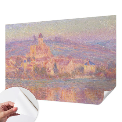 Self-adhesive photo wallpaper with a print of a charming town