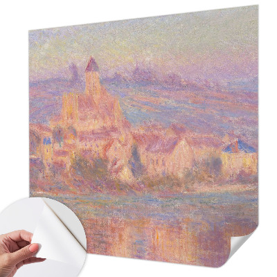 Self-adhesive photo wallpaper with a print of a charming town