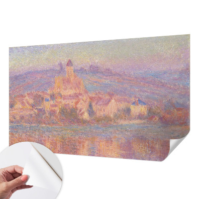 Self-adhesive photo wallpaper with a print of a charming town