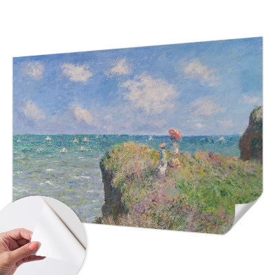 Removable wall mural featuring a peaceful landscape scene