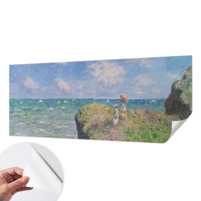 Removable wall mural featuring a peaceful landscape scene