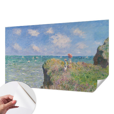 Removable wall mural featuring a peaceful landscape scene