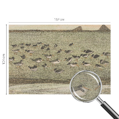 Peel and stick wall mural for kids' room Bird's peace