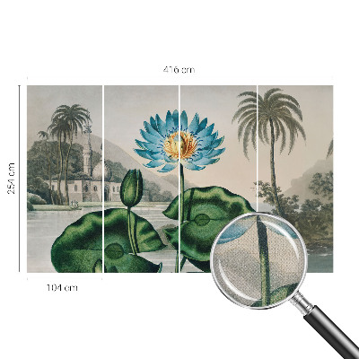 Baby room wall mural Exotic landscape