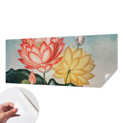 Peel and stick wall mural Lotus flowers