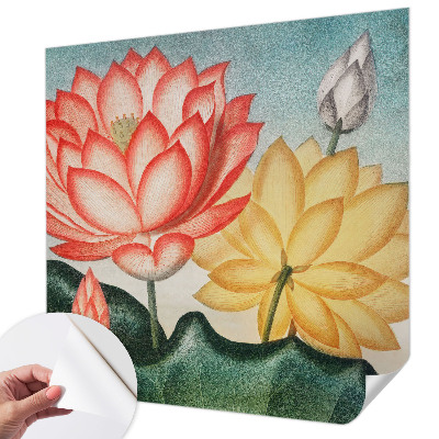 Peel and stick wall mural Lotus flowers