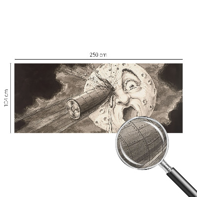 Peel and stick wallpaper mural Cosmic collision