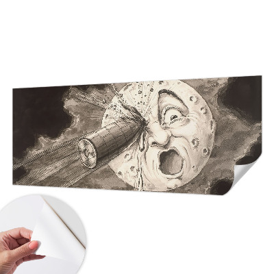 Peel and stick wallpaper mural Cosmic collision