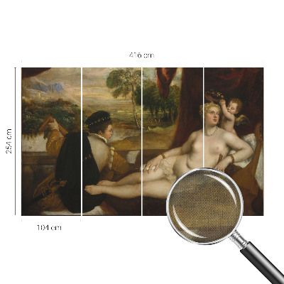 Self-adhesive photo wallpaper with a relaxing scene