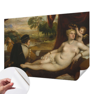 Self-adhesive photo wallpaper with a relaxing scene