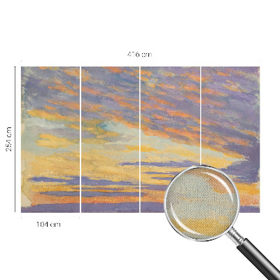 Removable wall mural Pastel sky