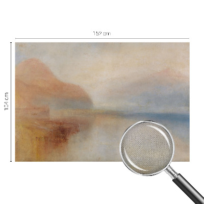 Removable wall mural wallpaper featuring an ethereal landscape design