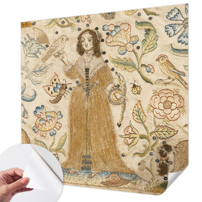 Peel and stick wall mural for kids' room Colorful nature