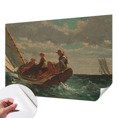Peel and stick wall mural with a sea expedition design