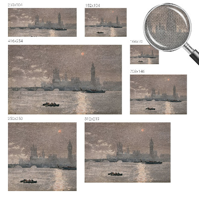 Peel and stick wallpaper mural featuring a night panorama