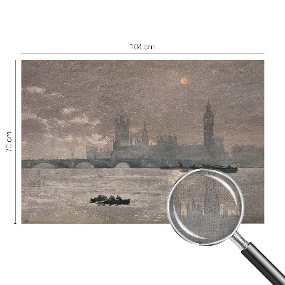 Peel and stick wallpaper mural featuring a night panorama