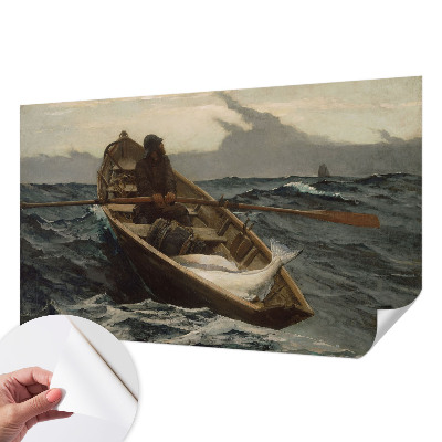 Self-adhesive photo wallpaper featuring a fisherman at sea