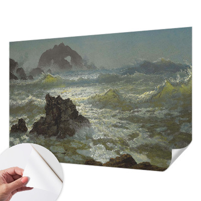 Stick-on wall mural Stormy sea