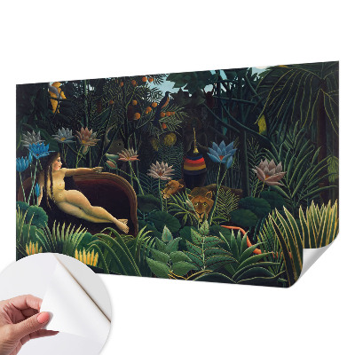 Peel and stick wall mural for bedroom Exotic jungle