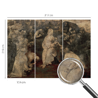 Peel and stick wall mural for kids' room Spiritual meeting