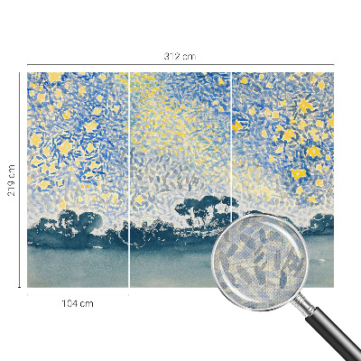 Baby room wall mural Star abstraction