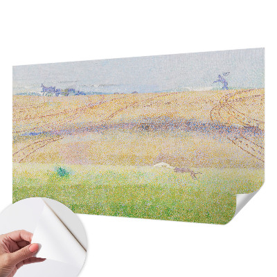 Peel and stick wall mural for living room Summer field
