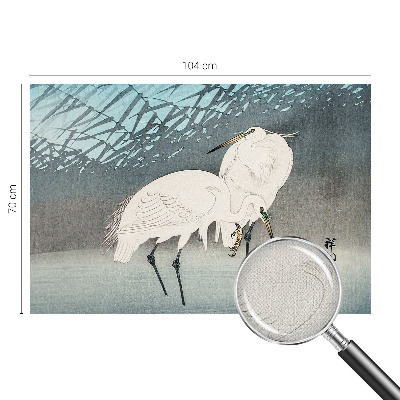 Peel and stick wall mural for kids' room Delicate birds