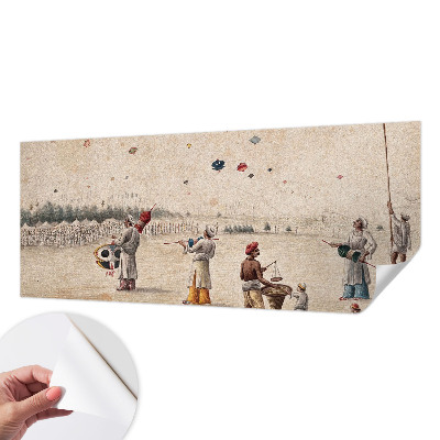 Nursery wall mural Soaring kites