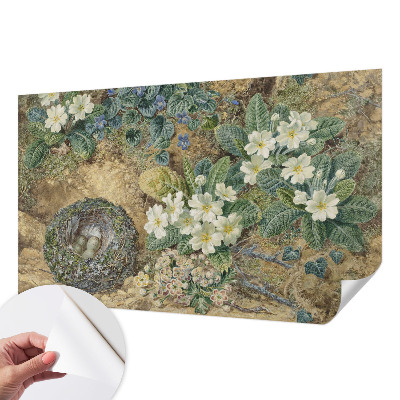 Children's wall mural Spring composition