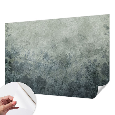 Peel and stick wallpaper mural with an elegant botanical design