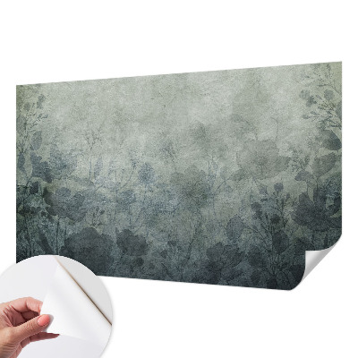 Peel and stick wallpaper mural with an elegant botanical design