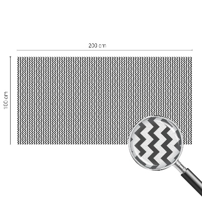 Frosted glass film stained glass effect Zigzag pattern