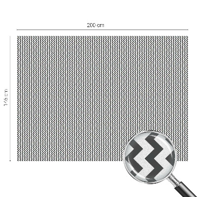 Frosted glass film stained glass effect Zigzag pattern