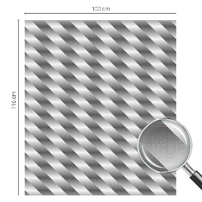 Opaque window film stained glass style Geometric stripes