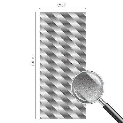 Opaque window film stained glass style Geometric stripes