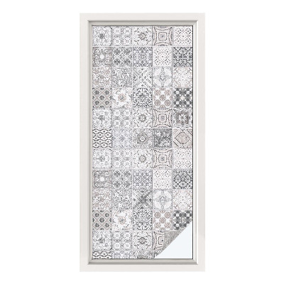 Colored window film stained glass Tiled patterns