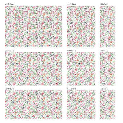 Privacy window film Floral pattern