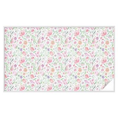 Privacy window film Floral pattern