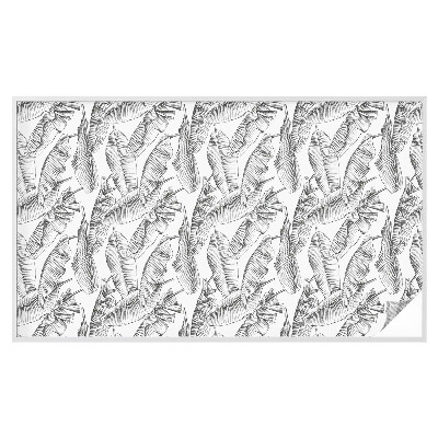 Patterned window film Tropical leaves