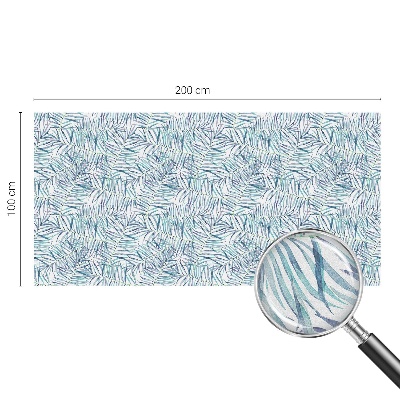 Privacy window film Botanical pattern