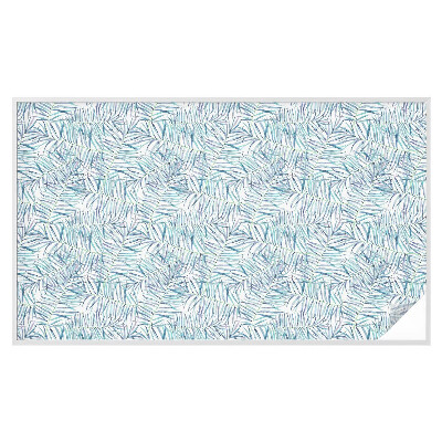 Privacy window film Botanical pattern