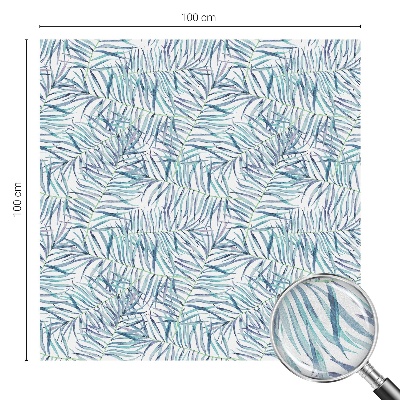 Privacy window film Botanical pattern